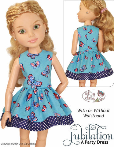 Doll Tag Clothing BFC Ink Jubilation Party Dress Doll Clothes Pattern for BFC, Ink Dolls Pixie Faire