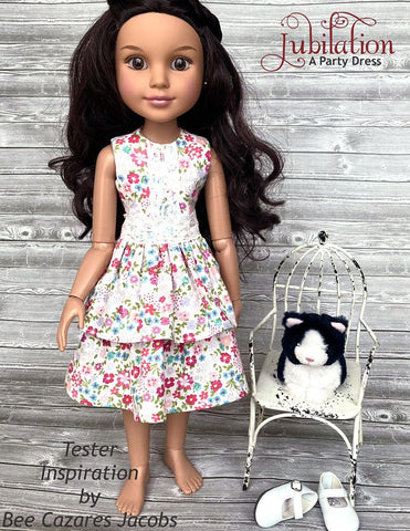 Doll Tag Clothing BFC Ink Jubilation Party Dress Doll Clothes Pattern for BFC, Ink Dolls Pixie Faire