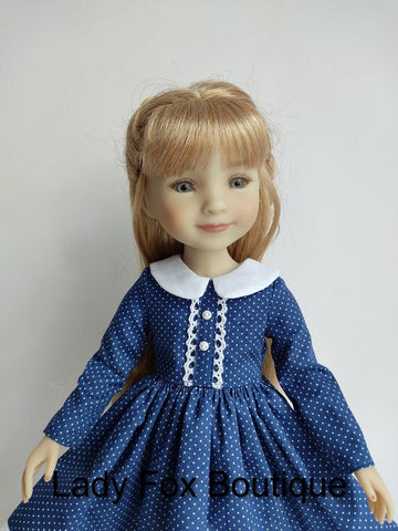 Lady Fox Boutique Ruby Red Fashion Friends A Day in the Garden Dress 14.5-15 Inch Doll Clothes Pattern Pixie Faire