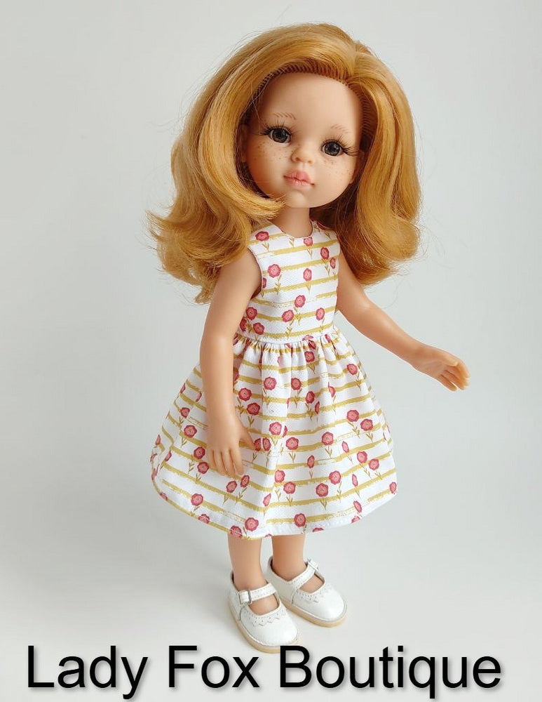 Lady Fox Boutique Paola Reina Tiny Charmer Dress Doll Clothes Pattern For 13 Inch Paola Reina Dolls Pixie Faire