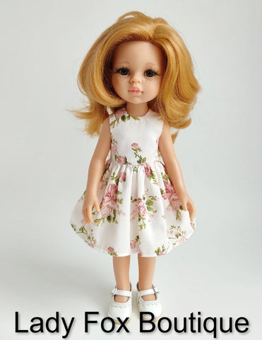 Lady Fox Boutique Paola Reina Tiny Charmer Dress Doll Clothes Pattern For 13 Inch Paola Reina Dolls Pixie Faire