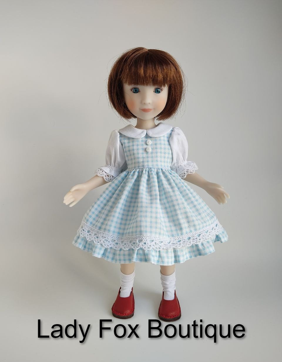 Lady Fox Boutique Siblies Glasha Dress Doll Clothes Pattern for 12" Siblies Dolls Pixie Faire