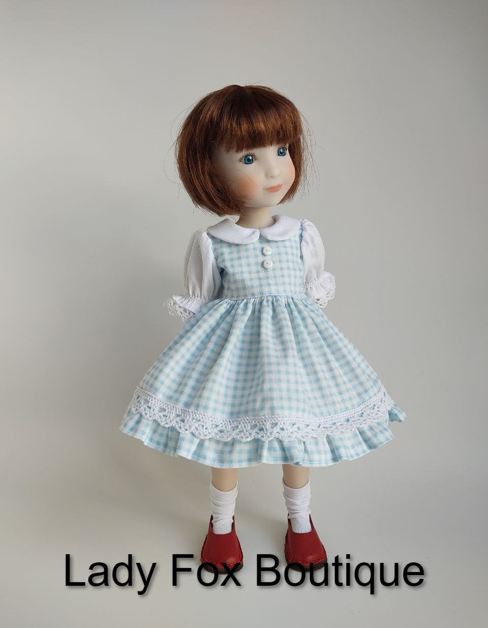 Lady Fox Boutique Siblies Glasha Dress Doll Clothes Pattern for 12" Siblies Dolls Pixie Faire