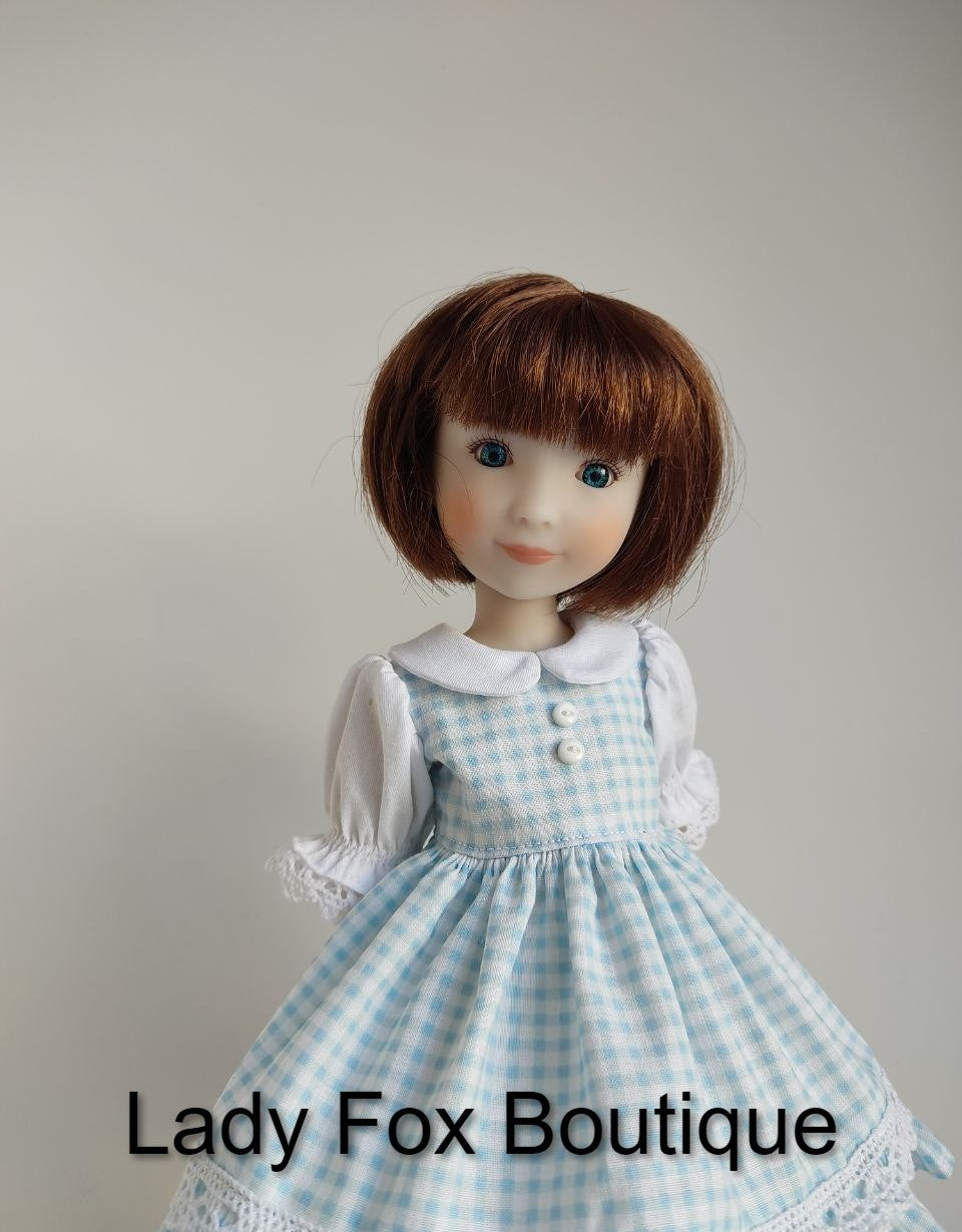 Lady Fox Boutique Siblies Glasha Dress Doll Clothes Pattern for 12" Siblies Dolls Pixie Faire