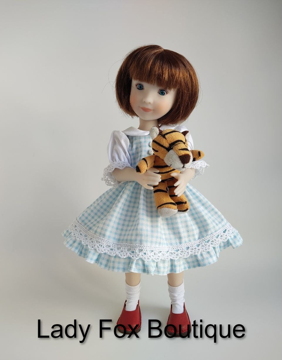 Lady Fox Boutique Siblies Glasha Dress Doll Clothes Pattern for 12" Siblies Dolls Pixie Faire
