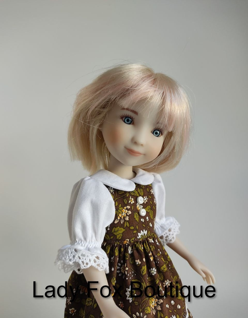 Lady Fox Boutique Siblies Glasha Dress Doll Clothes Pattern for 12" Siblies Dolls Pixie Faire