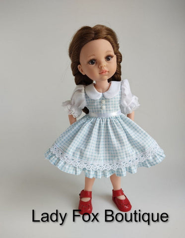 Lady Fox Boutique Paola Reina Glasha Dress Doll Clothes Pattern for 13" Paola Reina Dolls Pixie Faire