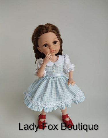 Lady Fox Boutique Paola Reina Glasha Dress Doll Clothes Pattern for 13" Paola Reina Dolls Pixie Faire