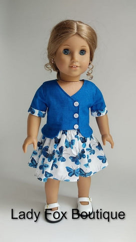 Lady Fox Boutique 18 Inch Modern Darya Outfit 18 Inch Doll Clothes Pattern Pixie Faire