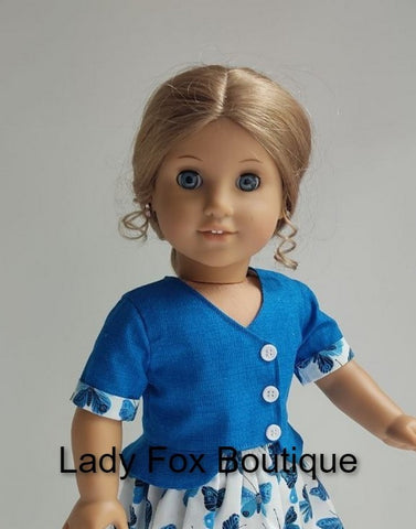 Lady Fox Boutique 18 Inch Modern Darya Outfit 18 Inch Doll Clothes Pattern Pixie Faire