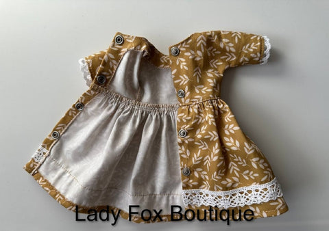 Lady Fox Boutique Paola Reina Chamomile Dress Doll Clothes Pattern For 13 Inch Paola Reina Las Amigas Dolls Pixie Faire