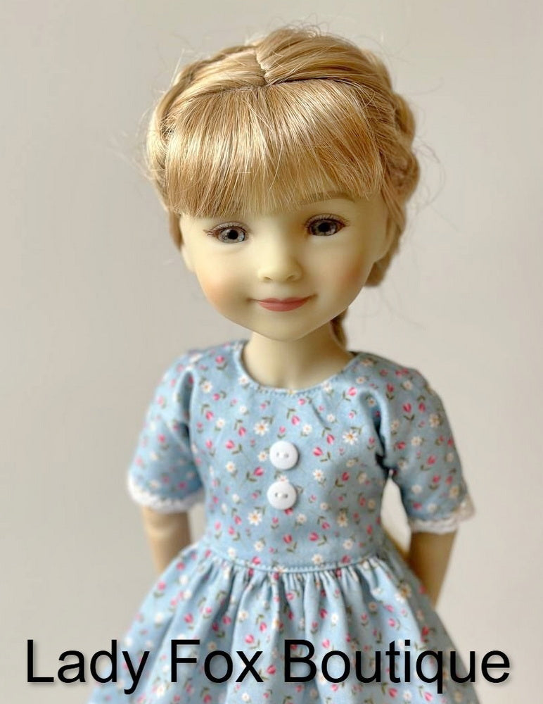 Lady Fox Boutique Ruby Red Fashion Friends Chamomile Dress 14.5-15 inch Doll Clothes Pattern Pixie Faire
