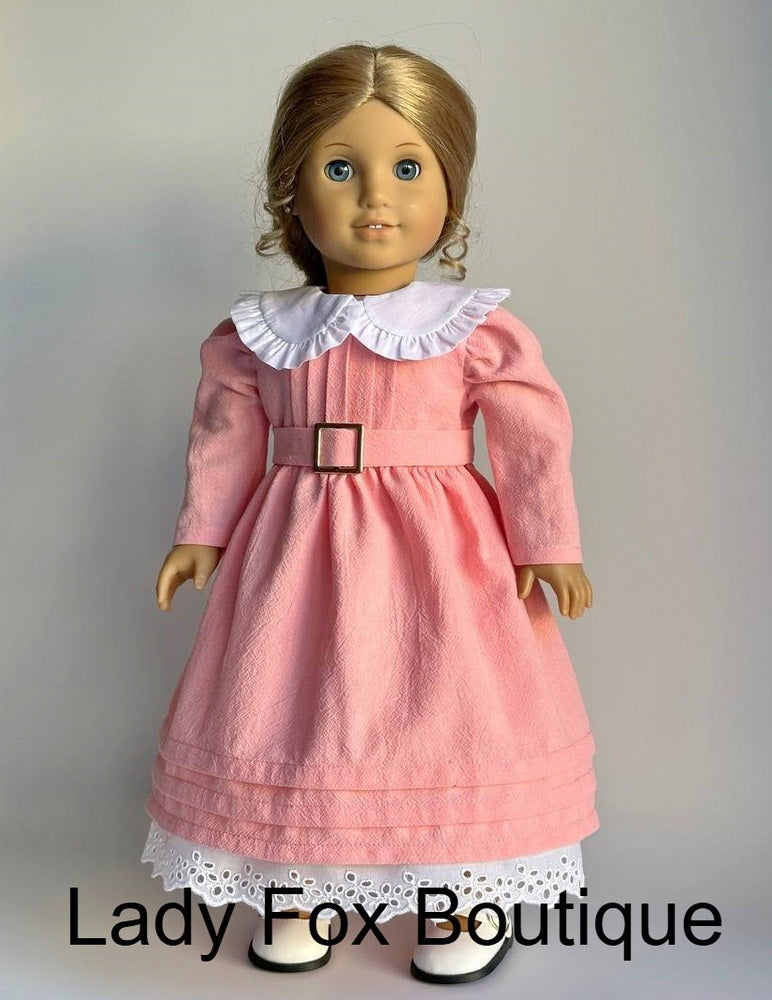Lady Fox Boutique 18 Inch Historical Sweet Caramel Dress 18 Inch Doll Clothes Pattern Pixie Faire