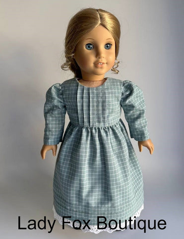 Lady Fox Boutique 18 Inch Historical Sweet Caramel Dress 18 Inch Doll Clothes Pattern Pixie Faire