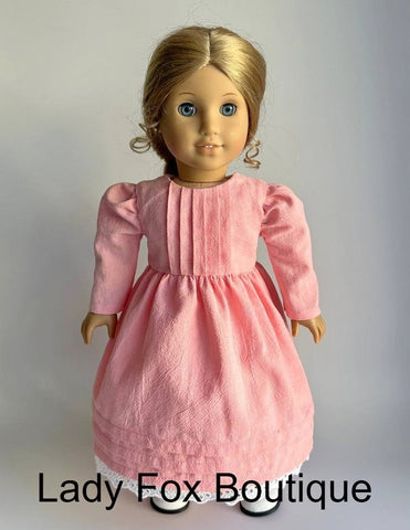 Lady Fox Boutique 18 Inch Historical Sweet Caramel Dress 18 Inch Doll Clothes Pattern Pixie Faire