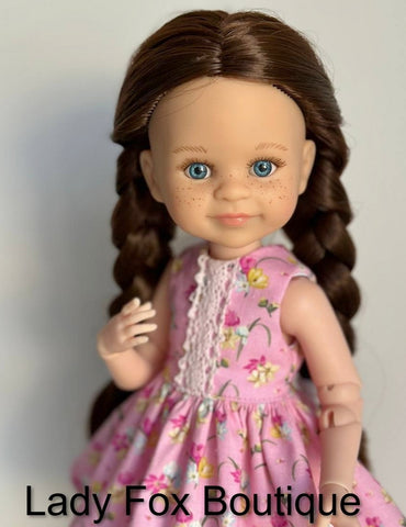 Lady Fox Boutique Paola Reina Tiny Charmer Dress Doll Clothes Pattern For 13 Inch Paola Reina Dolls Pixie Faire