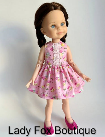 Lady Fox Boutique Paola Reina Tiny Charmer Dress Doll Clothes Pattern For 13 Inch Paola Reina Dolls Pixie Faire