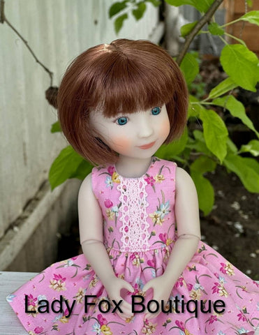 Lady Fox Boutique Siblies Tiny Charmer Dress Doll Clothes Pattern For 12 Inch Siblies Dolls Pixie Faire