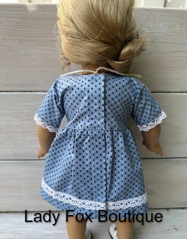 Lady Fox Boutique 18 Inch Modern Chamomile Dress 18 inch Doll Clothes Pattern Pixie Faire