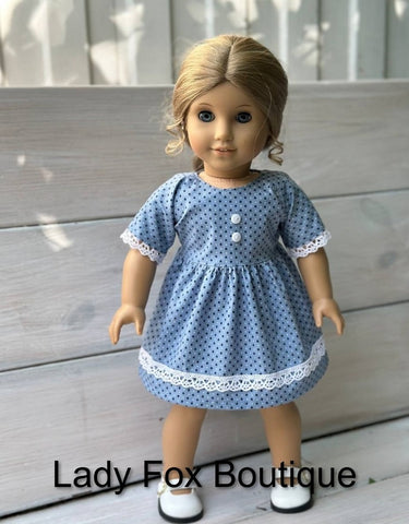 Lady Fox Boutique 18 Inch Modern Chamomile Dress 18 inch Doll Clothes Pattern Pixie Faire