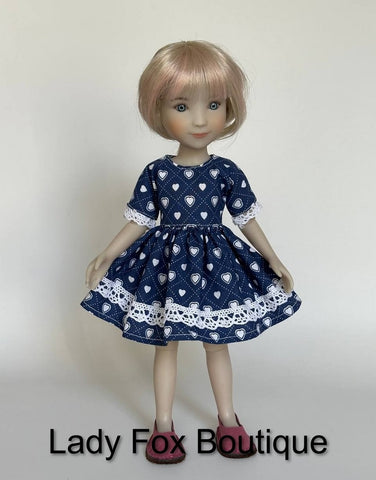 Lady Fox Boutique Siblies Chamomile Dress Doll Clothes Pattern For 12 Inch Siblies Dolls Pixie Faire