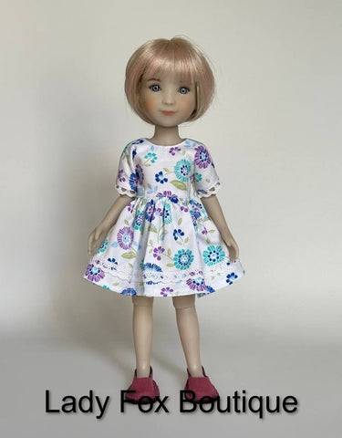 Lady Fox Boutique Siblies Chamomile Dress Doll Clothes Pattern For 12 Inch Siblies Dolls Pixie Faire