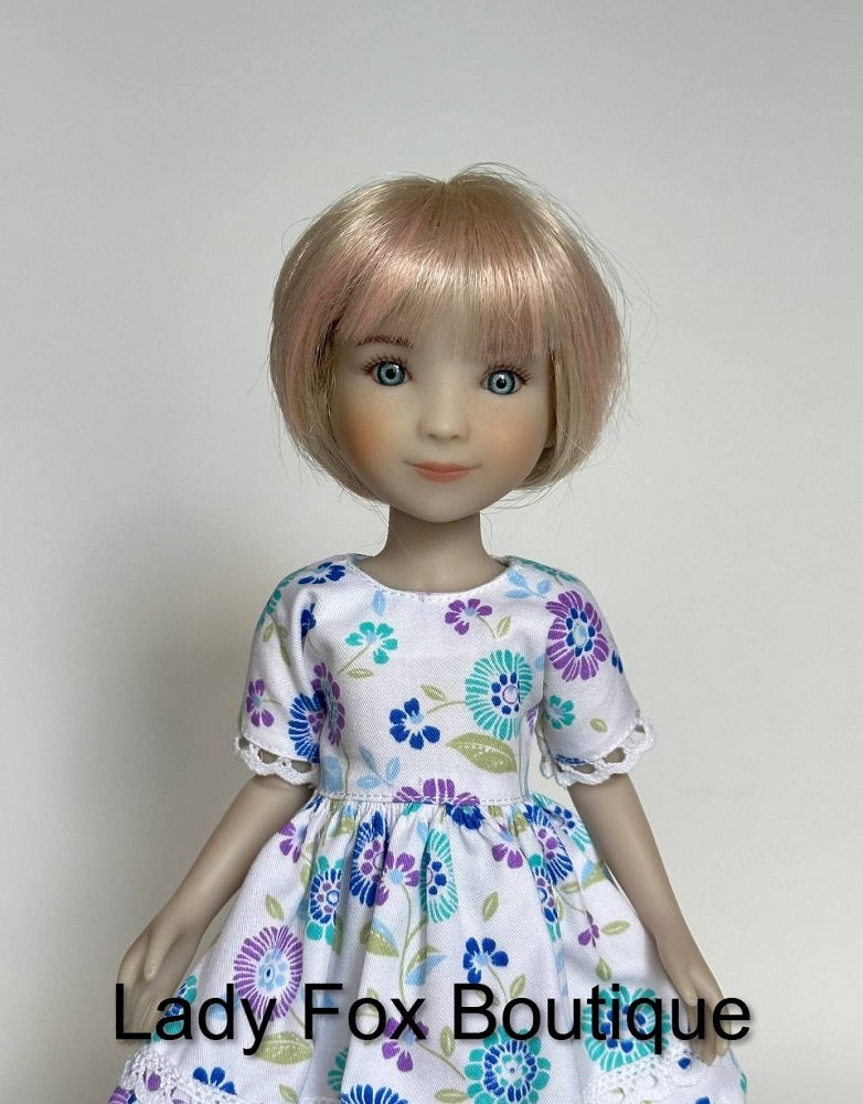 Lady Fox Boutique Siblies Chamomile Dress Doll Clothes Pattern For 12 Inch Siblies Dolls Pixie Faire