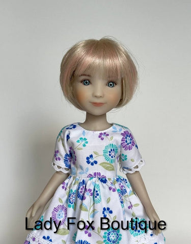 Lady Fox Boutique Siblies Chamomile Dress Doll Clothes Pattern For 12 Inch Siblies Dolls Pixie Faire
