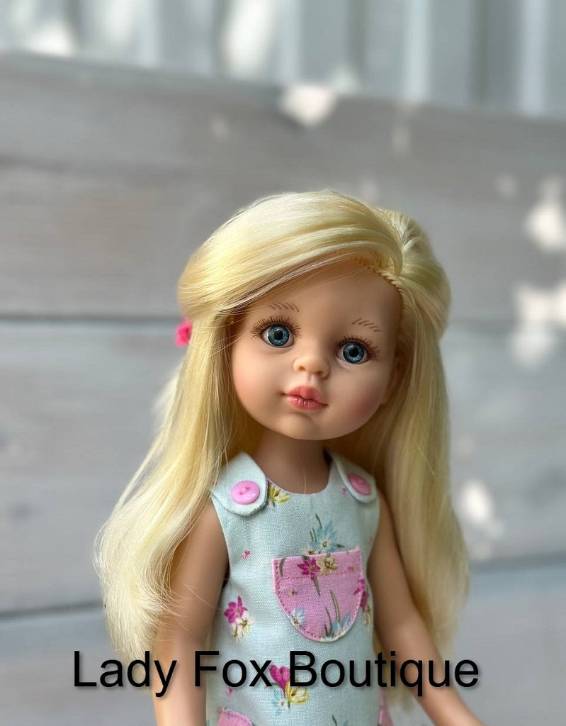 Lady Fox Boutique Paola Reina Zina Dress Doll Clothes Pattern For 13 Inch Paola Reina Dolls Pixie Faire
