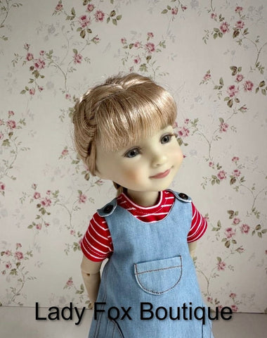 Lady Fox Boutique Ruby Red Fashion Friends Zina Dress 14.5-15" Doll Clothes Pattern Pixie Faire