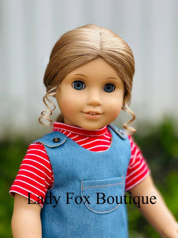 Lady Fox Boutique Ruby Red Fashion Friends Zina Dress 18" Doll Clothes Pattern Pixie Faire