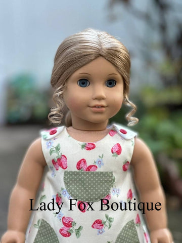 Lady Fox Boutique Ruby Red Fashion Friends Zina Dress 18" Doll Clothes Pattern Pixie Faire