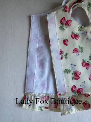 Lady Fox Boutique Ruby Red Fashion Friends Zina Dress 18" Doll Clothes Pattern Pixie Faire