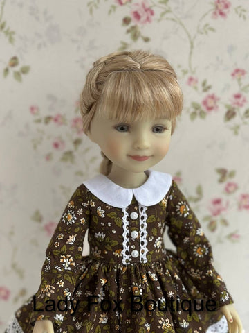Lady Fox Boutique Ruby Red Fashion Friends A Day in the Garden Dress 14.5-15 Inch Doll Clothes Pattern Pixie Faire