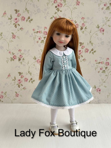 Lady Fox Boutique Ruby Red Fashion Friends A Day in the Garden Dress 14.5-15 Inch Doll Clothes Pattern Pixie Faire