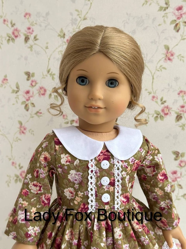 Lady Fox Boutique 18 Inch Modern A Day in the Garden Dress 18 Inch Doll Clothes Pattern Pixie Faire