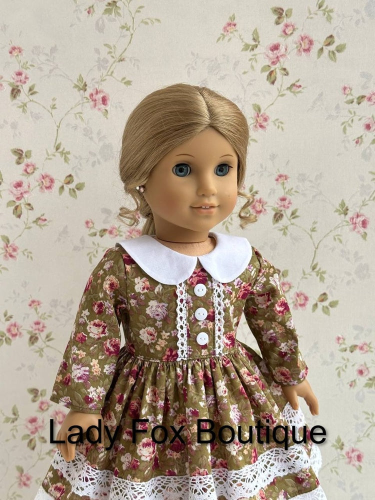 Lady Fox Boutique 18 Inch Modern A Day in the Garden Dress 18 Inch Doll Clothes Pattern Pixie Faire