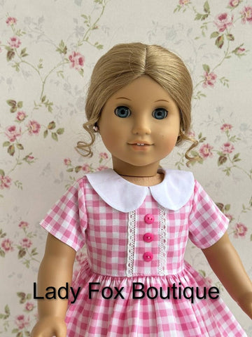 Lady Fox Boutique 18 Inch Modern A Day in the Garden Dress 18 Inch Doll Clothes Pattern Pixie Faire