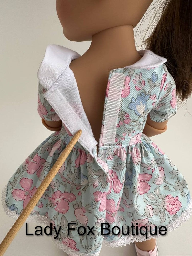 Lady Fox Boutique Gotz Little Kids A Day in the Garden Dress 14 Inch Doll Clothes Pattern for Gotz Little Kidz Pixie Faire