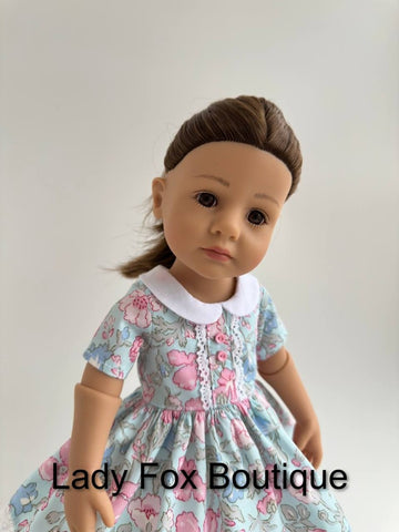 Lady Fox Boutique Gotz Little Kids A Day in the Garden Dress 14 Inch Doll Clothes Pattern for Gotz Little Kidz Pixie Faire