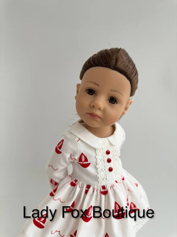Lady Fox Boutique Gotz Little Kids A Day in the Garden Dress 14 Inch Doll Clothes Pattern for Gotz Little Kidz Pixie Faire