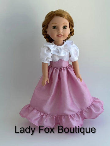 Lady Fox Boutique Ruby Red Fashion Friends Agatha Dress Doll Clothes Pattern For 14.5-15 Inch Dolls Pixie Faire