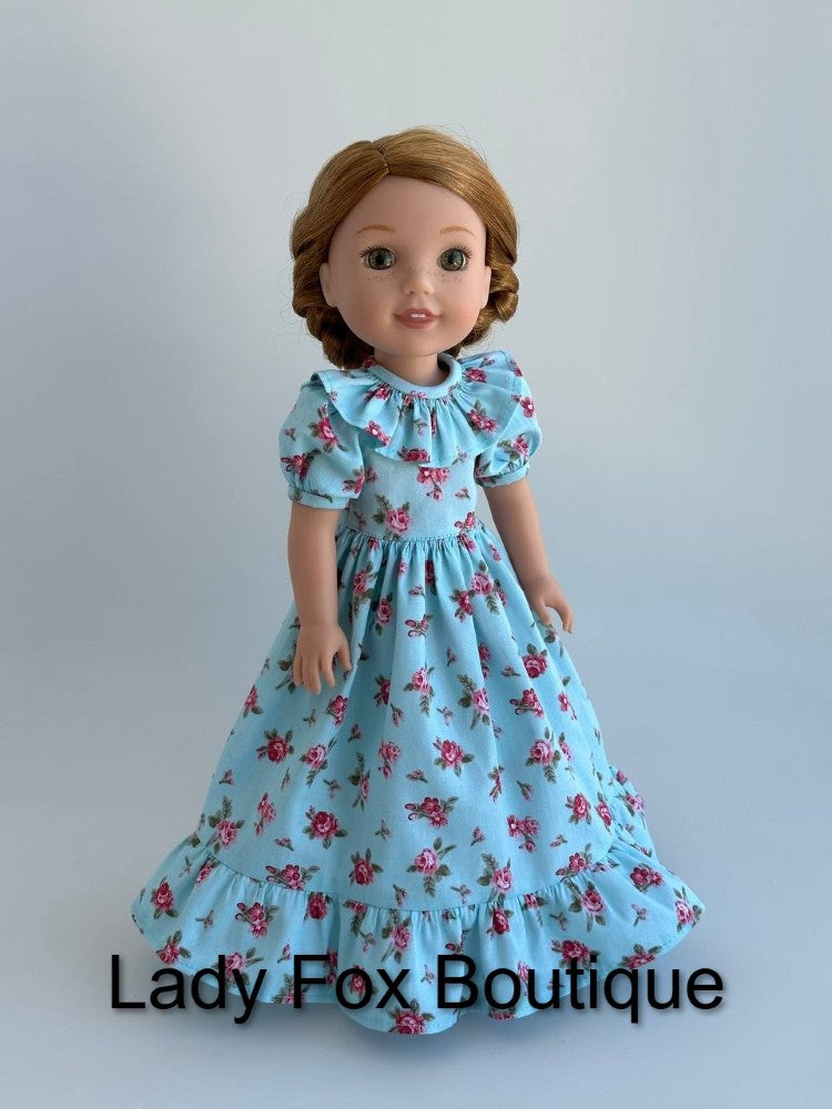 Lady Fox Boutique Ruby Red Fashion Friends Agatha Dress Doll Clothes Pattern For 14.5-15 Inch Dolls Pixie Faire