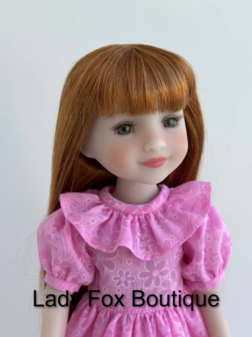 Lady Fox Boutique Ruby Red Fashion Friends Agatha Dress Doll Clothes Pattern For 14.5-15 Inch Dolls Pixie Faire