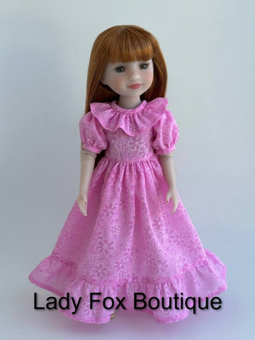 Lady Fox Boutique Ruby Red Fashion Friends Agatha Dress Doll Clothes Pattern For 14.5-15 Inch Dolls Pixie Faire