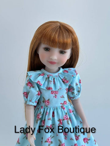 Lady Fox Boutique Ruby Red Fashion Friends Agatha Dress Doll Clothes Pattern For 14.5-15 Inch Dolls Pixie Faire
