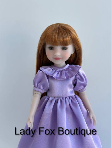 Lady Fox Boutique Ruby Red Fashion Friends Agatha Dress Doll Clothes Pattern For 14.5-15 Inch Dolls Pixie Faire