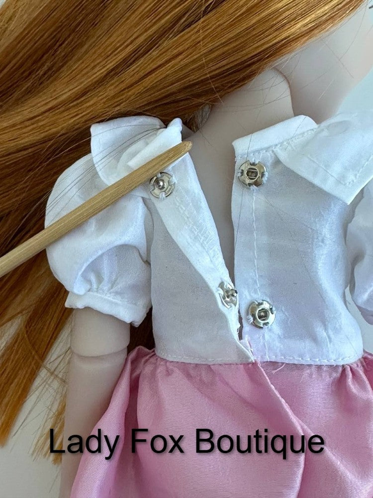 Lady Fox Boutique Ruby Red Fashion Friends Agatha Dress Doll Clothes Pattern For 14.5-15 Inch Dolls Pixie Faire