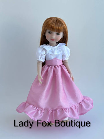 Lady Fox Boutique Ruby Red Fashion Friends Agatha Dress Doll Clothes Pattern For 14.5-15 Inch Dolls Pixie Faire