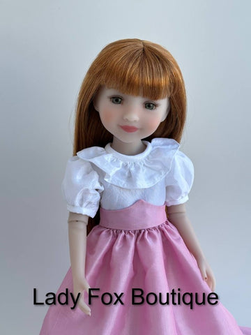 Lady Fox Boutique Ruby Red Fashion Friends Agatha Dress Doll Clothes Pattern For 14.5-15 Inch Dolls Pixie Faire